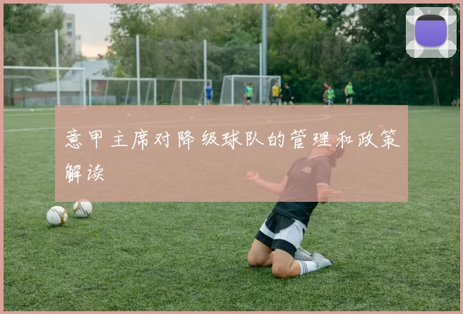 意甲主席对降级球队的管理和政策解读